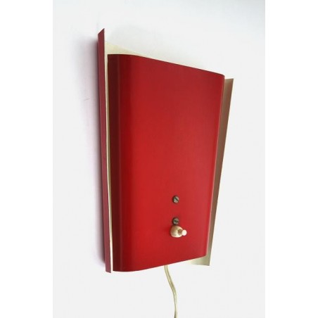 Red wall lamp from the 50's