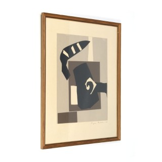 Vintage silk screen by Mogens Andersen