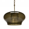 Vintage hanglamp merk Orrefors design Carl Fagerlund