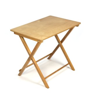 Vintage beuken inklapbaar kindertafeltje