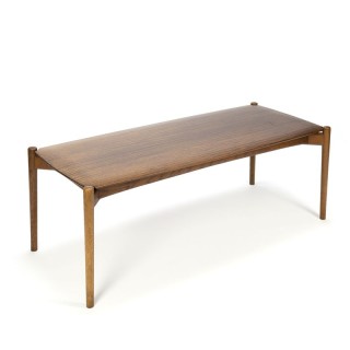 Vintage design coffee table teak top