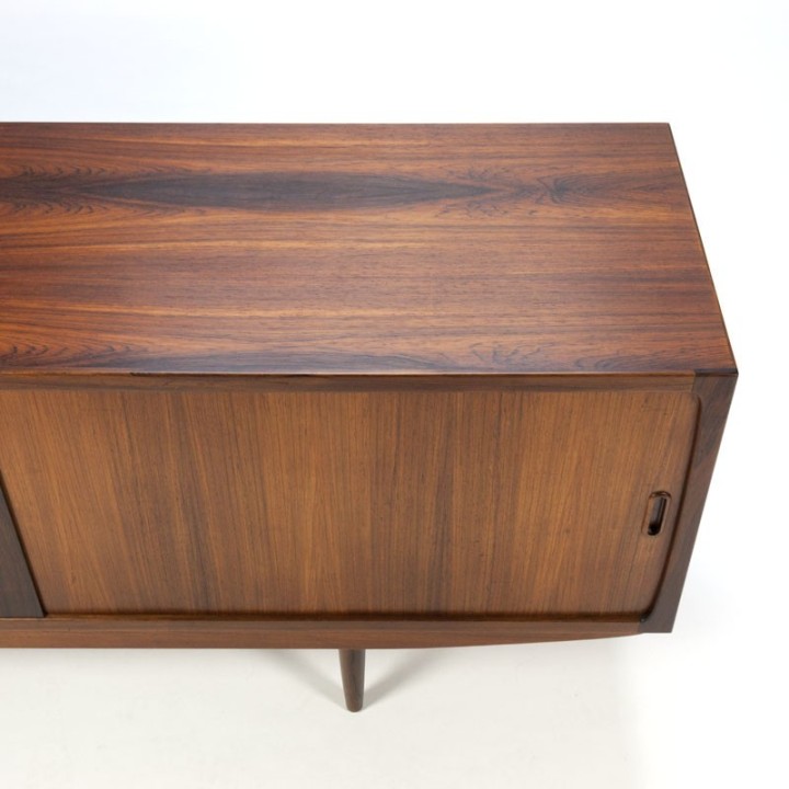 Extra lang vintage palissanderhouten dressoir