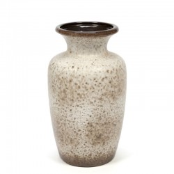 Brown vintage ceramic vase