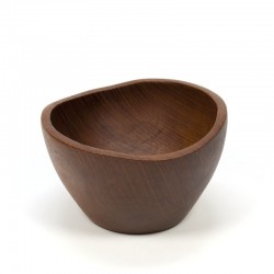Danish teak wooden vintage bowl small model