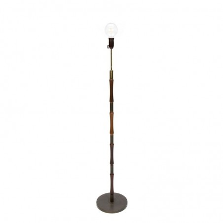 Danish vintage rosewood standing lamp
