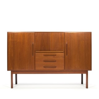 Teakhouten vintage Deens dressoir