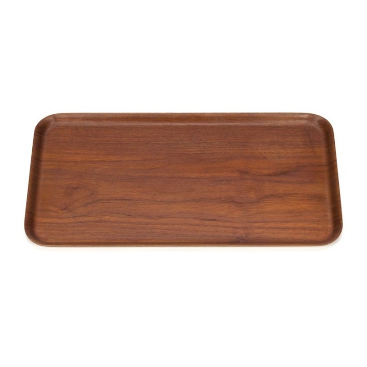 Vintage Swedish teak tray brand Ary