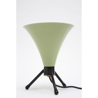 Green/ black table lamp from the 50's - Retro Studio