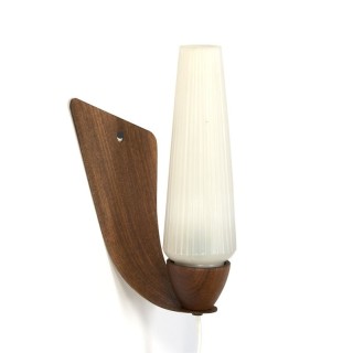 Vintage wall lamp sixties with plexiglas cap
