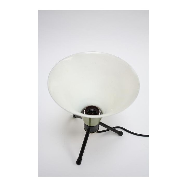 Groen/ zwarte tafellamp uit de 50's - Retro Studio