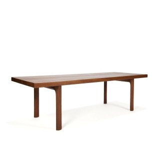 Vintage massief teakhouten salontafel