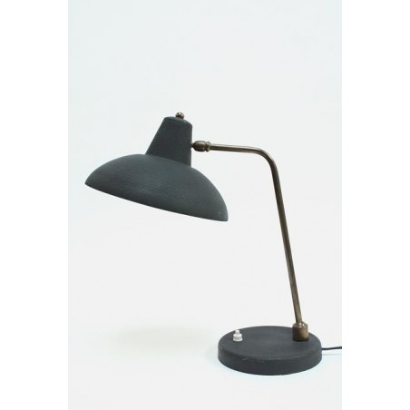 Bureaulamp zwart/ koper