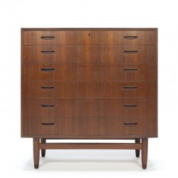 Vintage large luxury Danish chest of drawers