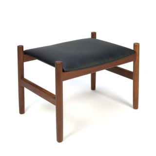 Danish vintage ottoman / poof brand Spottrup