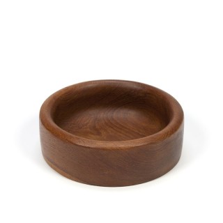 Vintage teak salad dish small