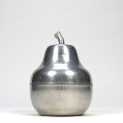 Vintage aluminum Pear shaped ice bucket