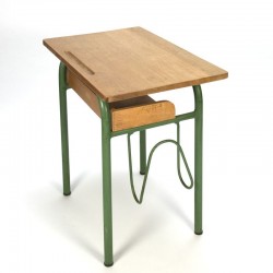 Vintage green French teenage desk