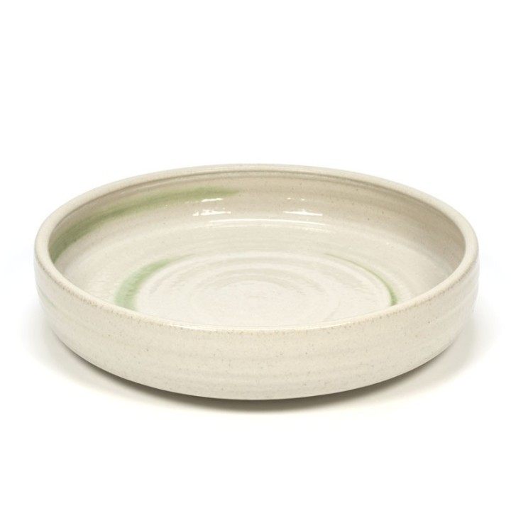 Grote vintage aardewerken schaal van Mobach