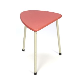 Roze vintage jaren zestig bijzettafeltje