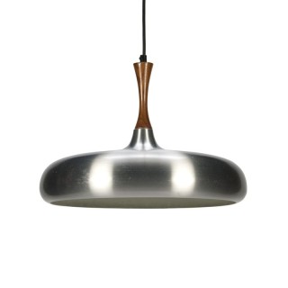 Deense vintage aluminium hanglamp