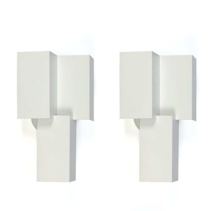 Vintage set van 2 Fog en Morup wandlampen