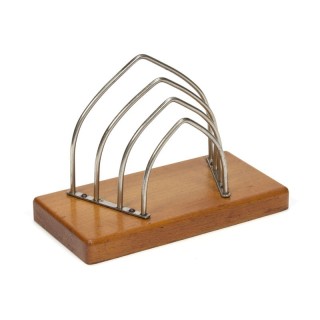 Vintage houten posthouder