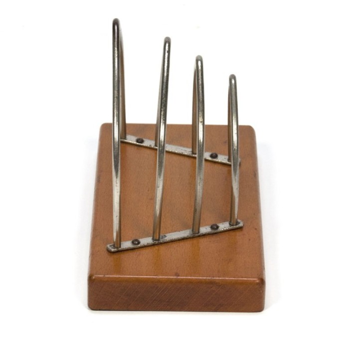 Vintage houten posthouder