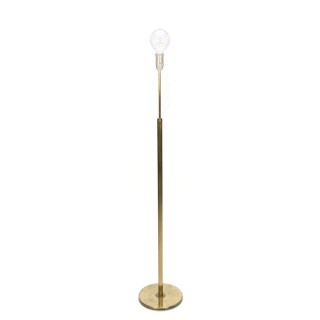 Vintage Scandinavian brass floor lamp