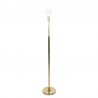 Vintage Scandinavische messing vloerlamp