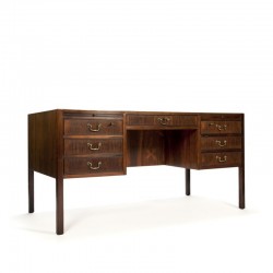 Vintage rosewood desk by O. Bank Larsen