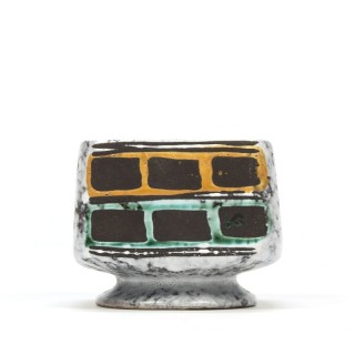 Kleine vintage bloempot merk Strehla