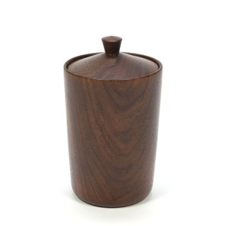 Vintage teak wooden storage box