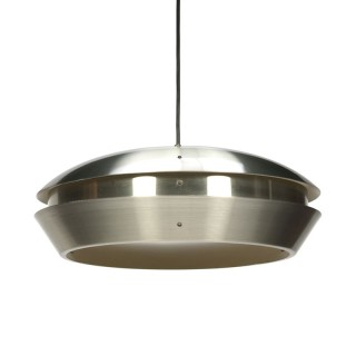 Vintage aluminum hanging lamp 60's