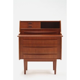 Secretaire in teakhout uit Scandinavie - Retro Studio