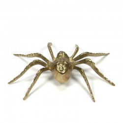 Vintage brass spider
