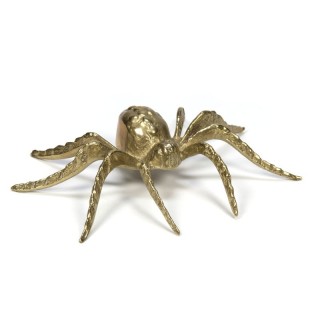 Vintage brass spider