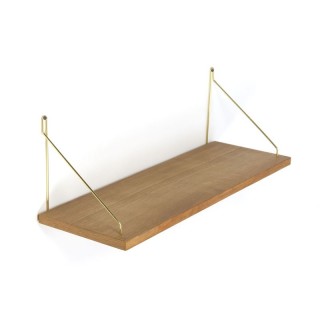 Deense vintage eiken boekenplank