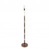 Danish vintage floor lamp rosewood with brass