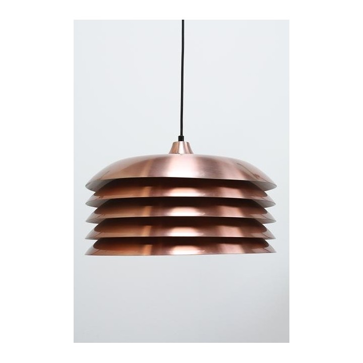 Schijven hanglamp koper kleurig - Retro Studio