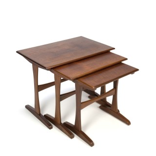 Danish teak vintage nesting tables