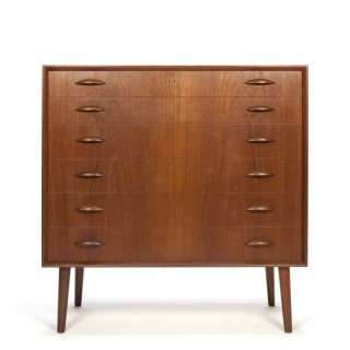 Luxurious Danish vintage chest of drawers Nexo Johannes Sorth