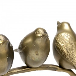Vintage brass object birds on twig
