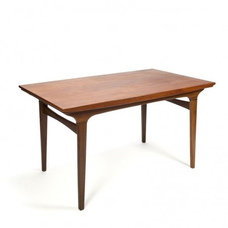 Teak extendable Danish vintage dining table