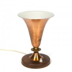 Vintage brass table lamp sixties