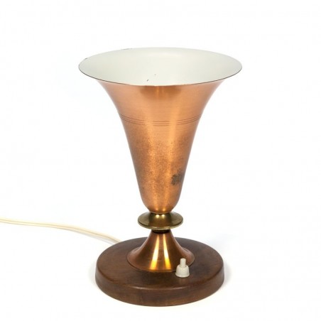 Vintage brass table lamp sixties
