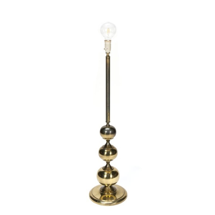 Vintage messing staande lampenvoet