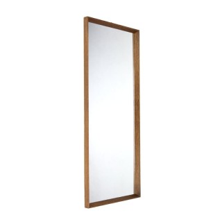 Danish vintage oak mirror large model