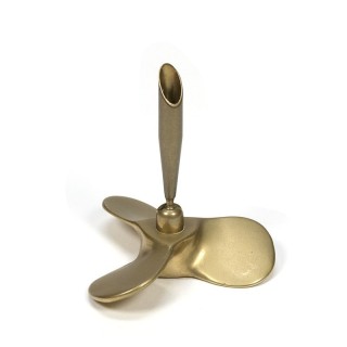 Vintage brass pen holder