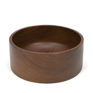 Teak vintage bowl large model
