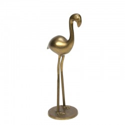 Vintage Flamingo sculpture in brass